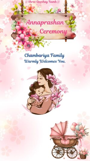 Celebrate Your Baby’s First Feast with a Unique Digital Invitation!