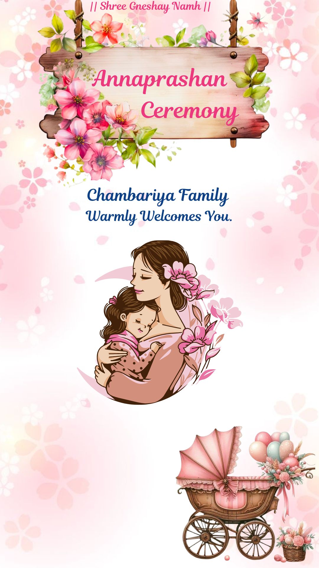 Celebrate Your Baby’s First Feast with a Unique Digital Invitation!