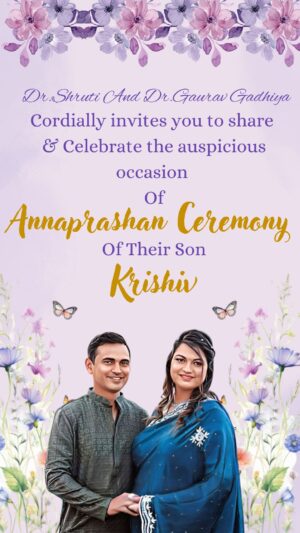 Custom Annaprashan Invitation Video – Just ₹799!