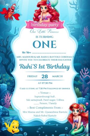 Birthday Invitation Card